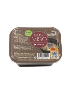 Mugi miso no pasteurizado 300g Mimasa pasta fermentada japonesa elaborada con soja y cebada.