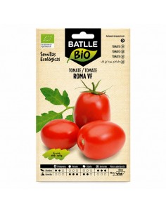 Tomate Roma VF ecológico Batlle semillas ecológicas para huerto y cultivo ecológico.