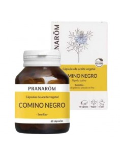 Aceite vegetal cápsulas comino negro 60 cápsulas Pranarôm