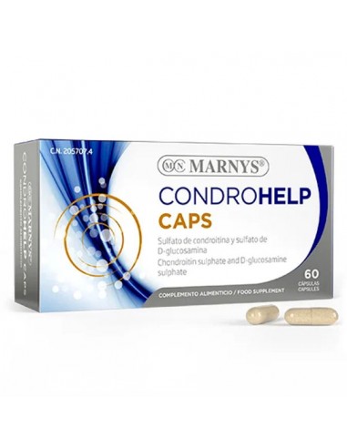 Condrohelp Caps 60 cápsulas Marnys con sulfato de condroitina y sulfato de D-glucosamina