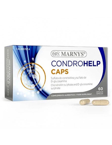 Condrohelp Caps 60 cápsulas Marnys con sulfato de condroitina y sulfato de D-glucosamina