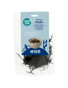Alga hiziki 50g Terrasana en formato deshidratado para cocina japonesa y recetas con algas marinas.