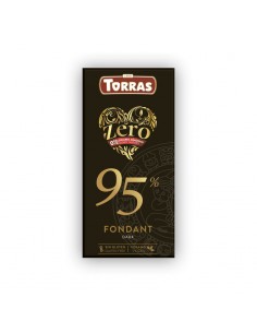 Chocolate negro 95% Zero azúcar 100g Torras con alto contenido en cacao y sin azúcares añadidos.