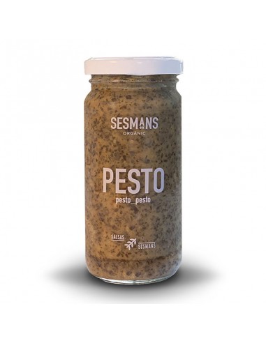 Salsa pesto ecológica 240g Sesmans