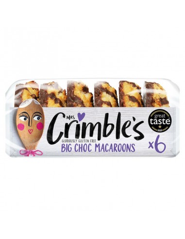 Macaroons de coco con chocolate sin gluten 195g Mrs Crimble's