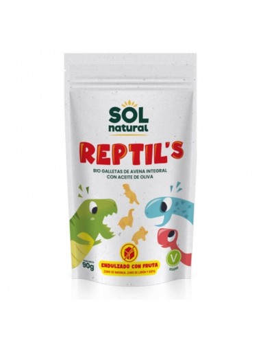 Reptils galletas de avena y fruta Bio...