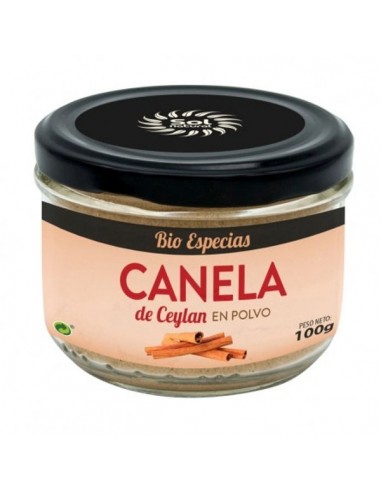 Canela de ceylan polvo Bio 100g Sol...