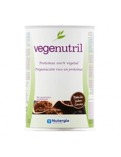 Vegenutril cacao 300g Nutergia preparado hiperproteico vegetal