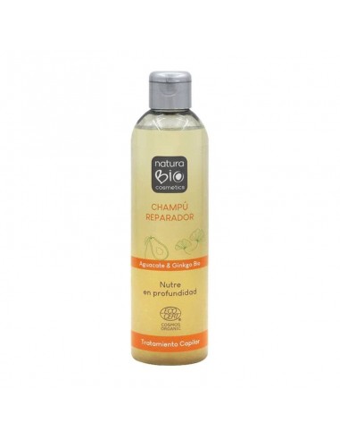 Champú tratamiento reparador aguacate y ginkgo Bio 250ml NaturaBIO Cosmetics