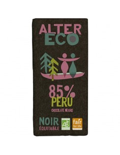 Chocolate negro Perú 85% Bio 100g Alter Eco