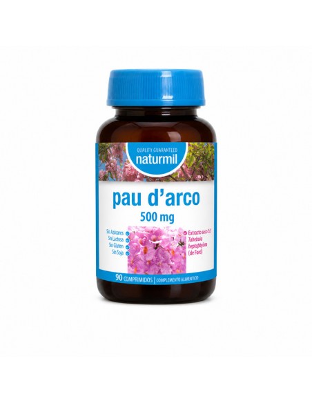 Pau D'Arco 500mg 90 comprimidos Dietmed en envase original.