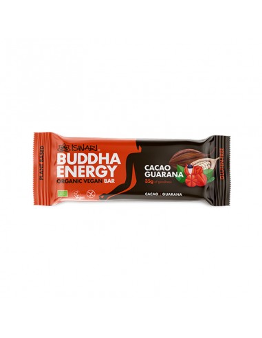 Barrita Buddha Energy cacao y guaraná Bio 35g Iswari