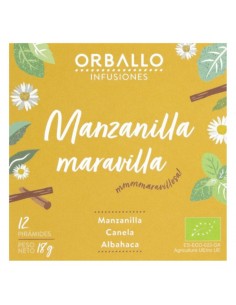 Infusión digestiva Manzanilla Maravilla Bio 12 bolsitas Orballo