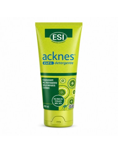 Acknes gel limpiador árbol del té 200ml ESI para piel grasa e impurezas