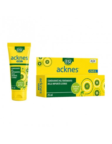 Acknes gel árbol del té 25ml ESI para piel con impurezas y tendencia al acné