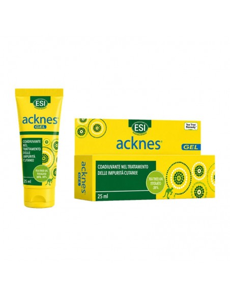 Acknes gel árbol del té 25ml ESI para piel con impurezas y tendencia al acné