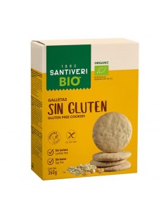 Galletas digestive sin gluten Bio 360g Santiveri