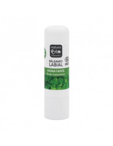 Bálsamo labial hidratante menta hialurónico Bio 5g NaturaBIO Cosmetics