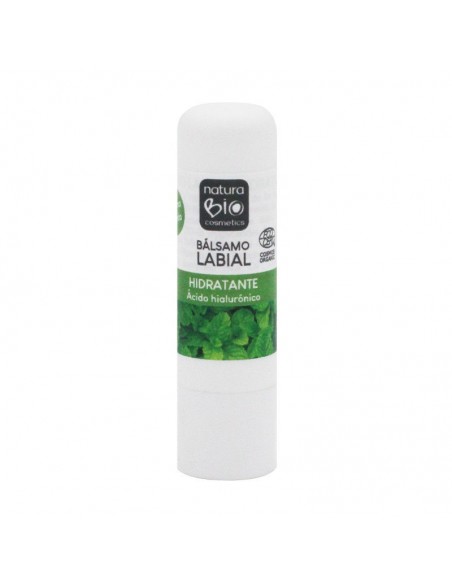 Bálsamo labial hidratante menta hialurónico Bio 5g NaturaBIO Cosmetics