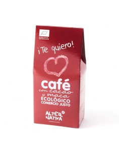 Café con cacao y maca Te Quiero molido Bio 125g Alternativa3