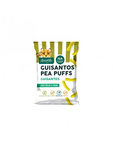 Gusanitos de guisantes Sour Cream & Onion 60g Anaconda Foods