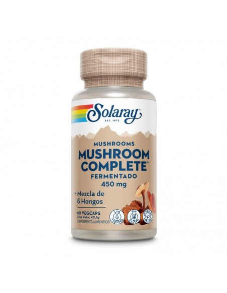 Mushroom Complete 60 cápsulas vegetales Solaray