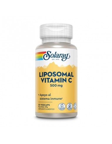 Vitamina C Liposomal 500mg 30 cápsulas vegetales Solaray