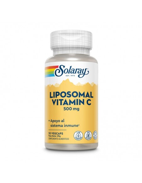 Vitamina C Liposomal 500mg 30 cápsulas vegetales Solaray