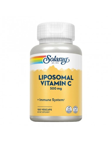 Vitamina C Liposomal 500mg 100 cápsulas vegetales Solaray