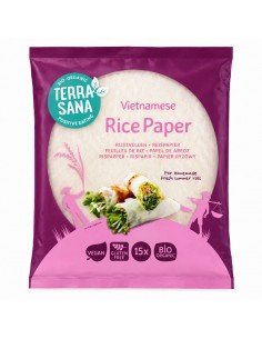Papel de arroz vietnamita Bio 150g Terrasana