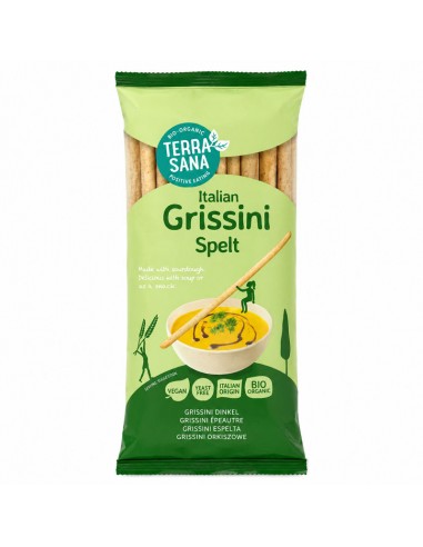 Grisines espelta palitos de pan Bio 125g Terrasana