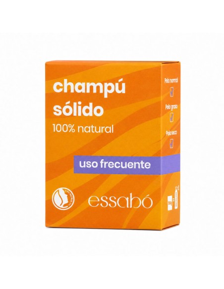 Champú sólido uso frecuente 100g Essabó en envase original