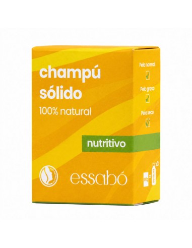 Champú sólido nutritivo 100g Essabó en envase original