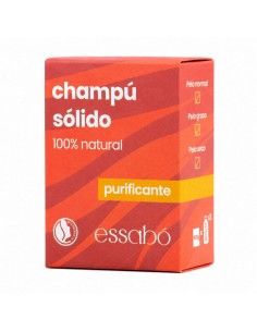Champú sólido purificante 100g Essabó en envase original