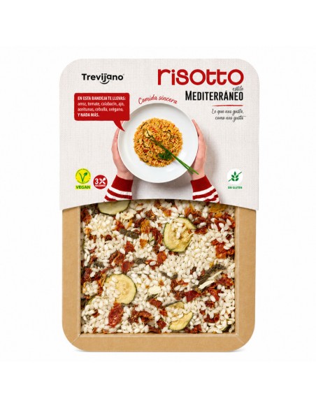Risotto mediterráneo 280g Trevijano en envase original