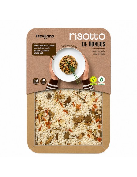 Risotto de hongos 280g Trevijano en envase original