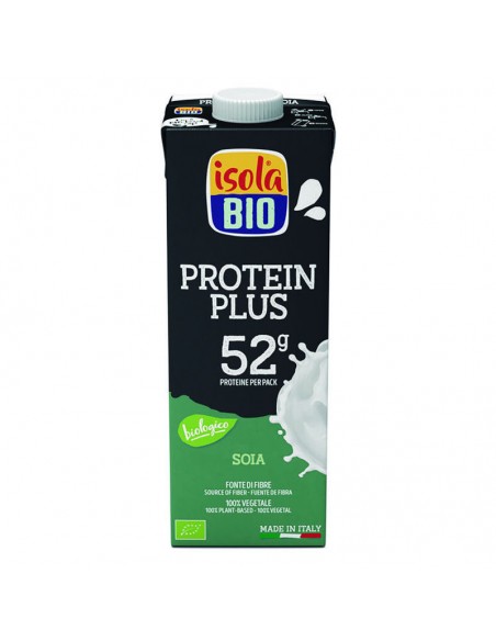 Bebida vegetal protein plus soja Bio 1L Isola Bio en envase original