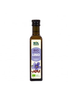 Aceite de lino Bio 250ml Sol Natural en envase original