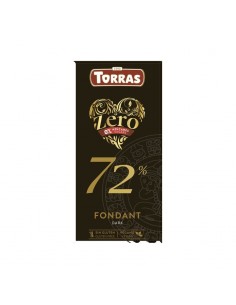 Chocolate negro 72% Zero azúcares 100g Torras en envase original