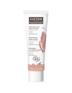 Mascarilla de arcilla rosa Bio 100ml Cattier en envase original