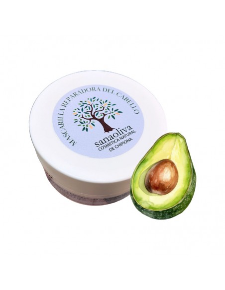 Mascarilla reparadora y nutritiva cabello seco y dañado 200ml Sanaoliva