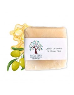 Jabón de aceite de oliva y miel Sanaoliva
