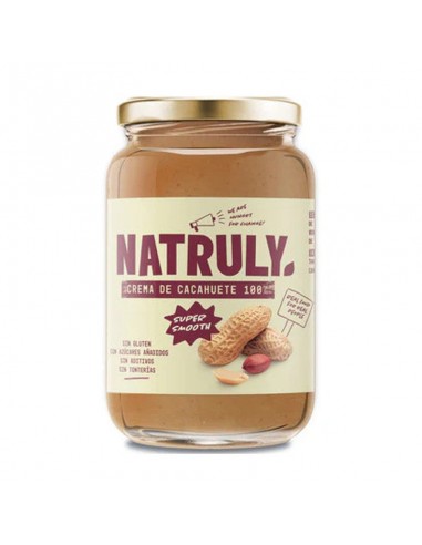 Crema de cacahuete Supersmooth 100% 500g Natruly