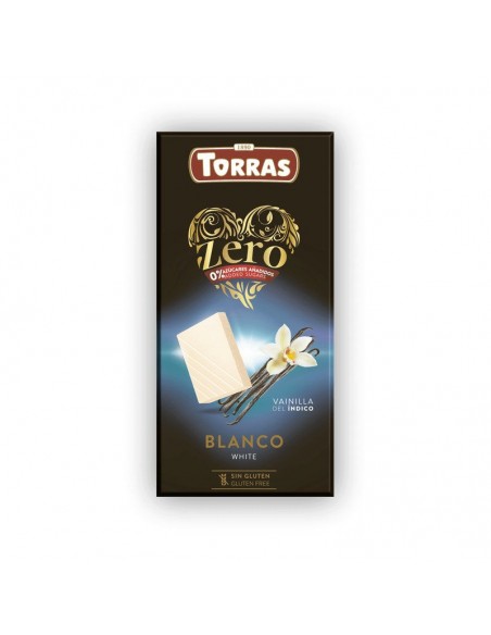 Chocolate blanco ZERO azúcares 100g Torras