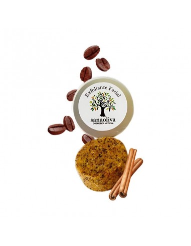 Exfoliante facial de café y canela Sanaoliva