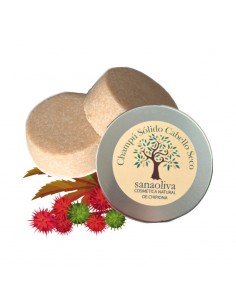 Champú sólido natural cabello seco 100g Sanaoliva
