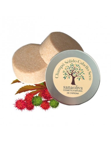 Champú sólido natural cabello seco 100g Sanaoliva
