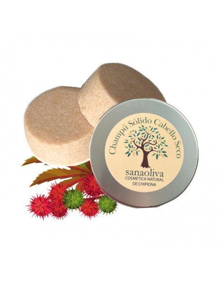Champú sólido natural cabello seco 100g Sanaoliva