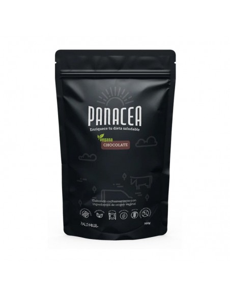 Panacea proteína vegana sabor chocolate 750g Paleobull
