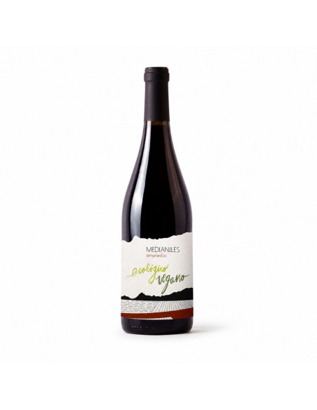 Vino tinto sin sulfitos 750ml Medianiles